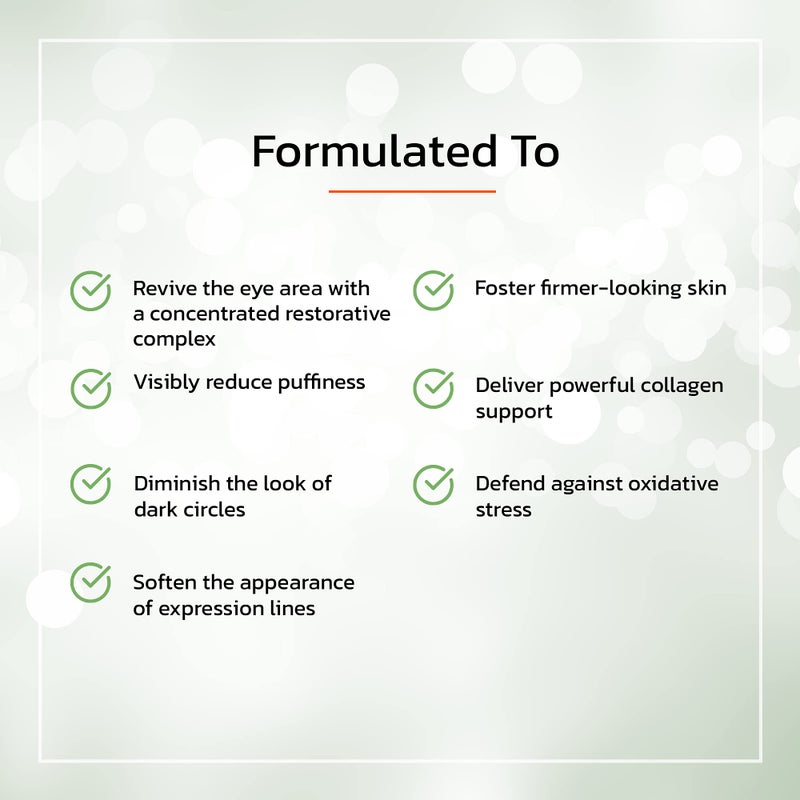 TruSkin Peptide Eye Gel â€“ Improve Look of Dark Circles & Lines for Brighter-Looking Eye Area â€“ Under Eye Care with Peptides, Plant Stem Cells, Hyaluronic Acid â€“ Wake Up Tired Eyes, 0.5 fl oz - Image 2