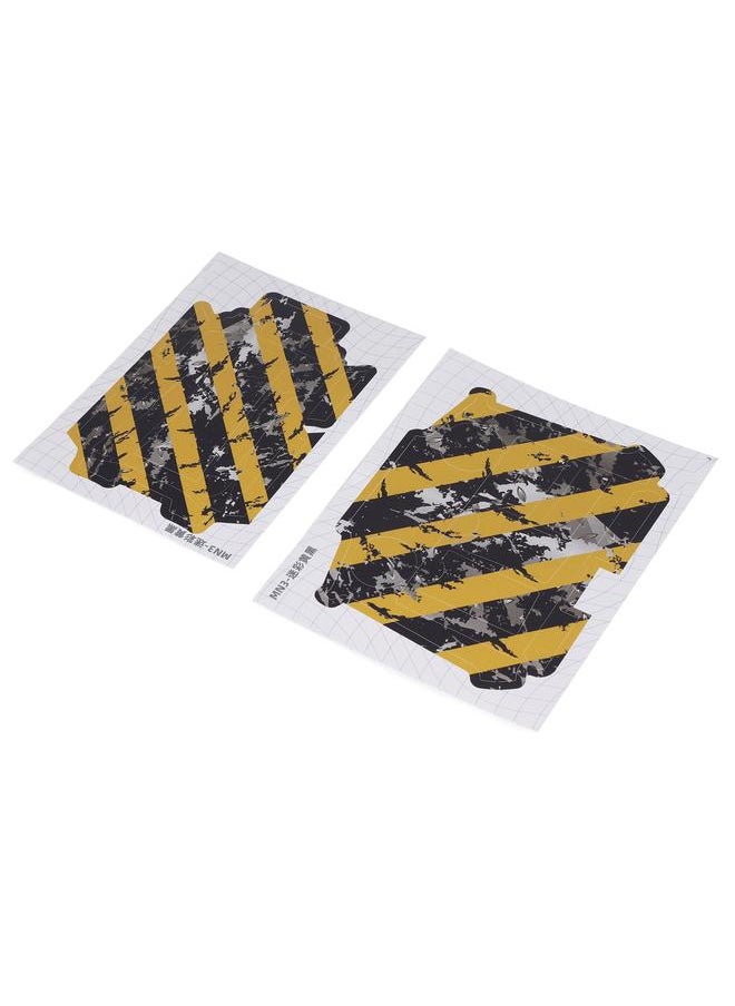 Thoraya - Drone Stickers Precisely Cut Restickable Clear Pattern Drone Decals with Remote Control Sticker for Mini 3 Pro Camouflage Yellow Black Pattern - Image 1