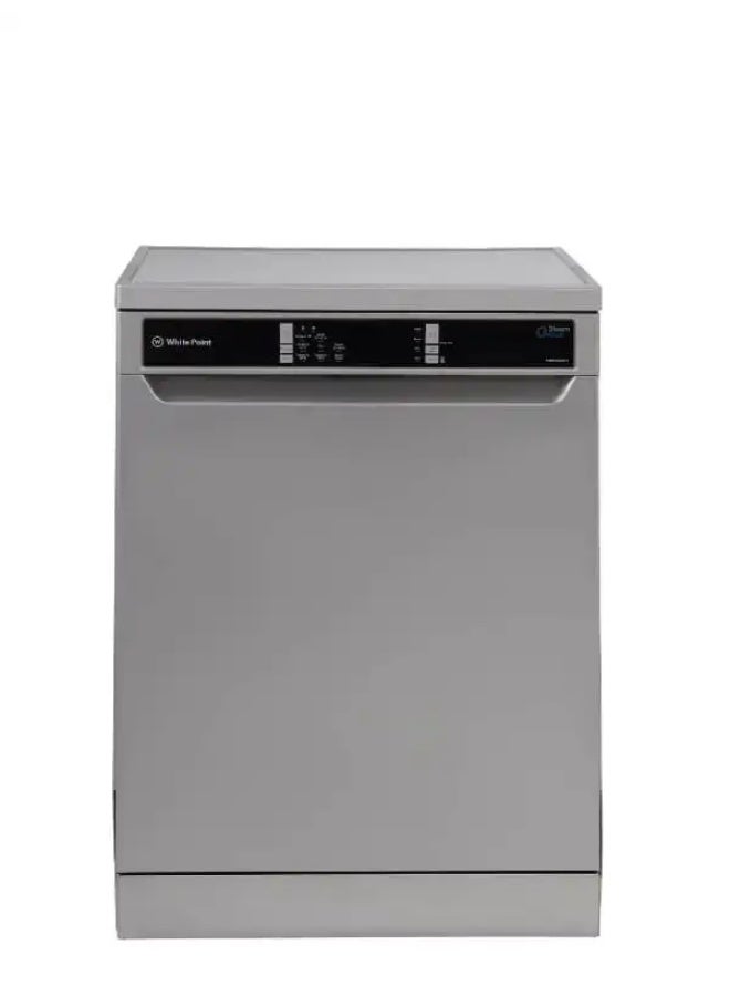 White Point Dishwasher, 14 Place Settings, 8 Programs, Digital, WPD148HDS - Silver - Image 1