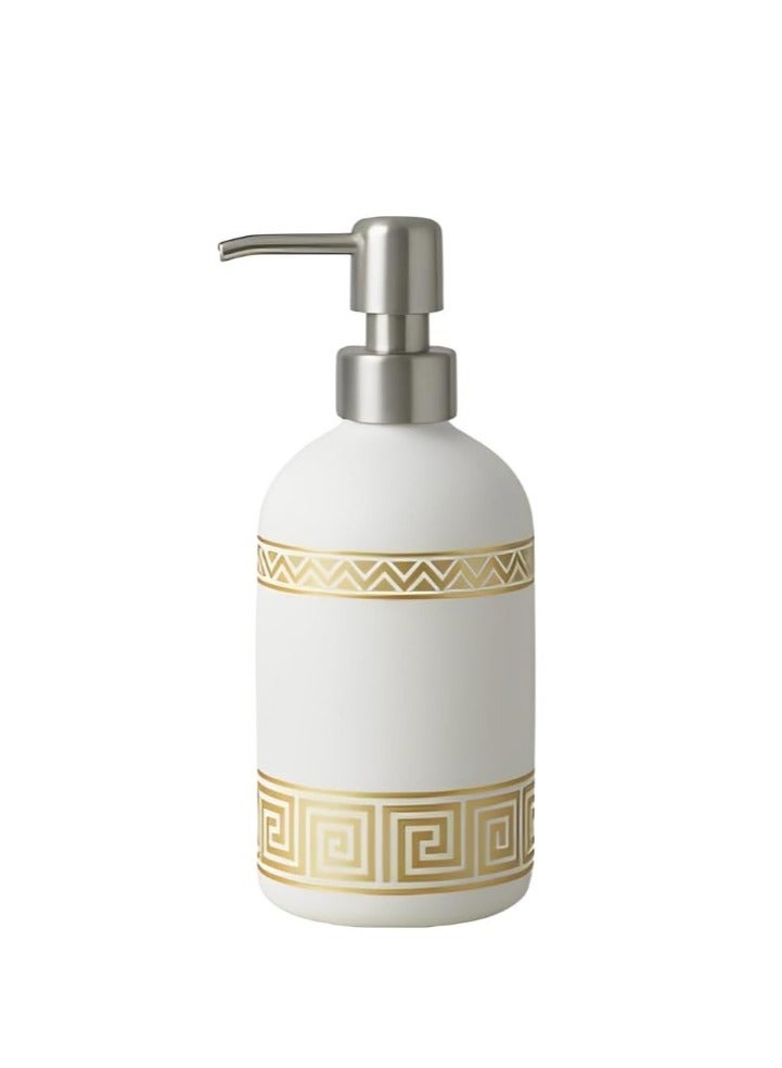 Liquid hand soap dispenser with pump for bathroom