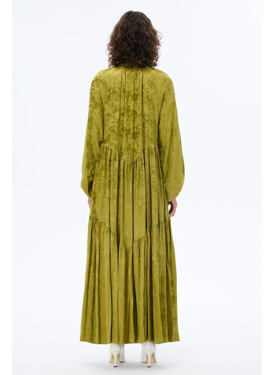 Miha Baby Collar Oversize Dress Green