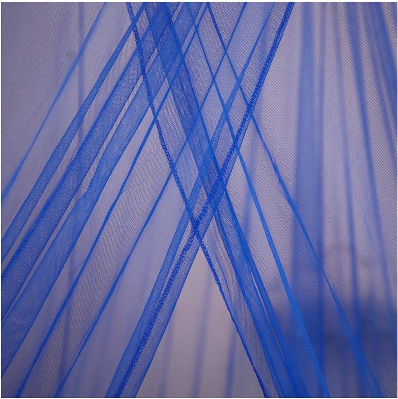 NYDECOR Mosquito Net Canopy Bed Curtains Dome Princess Stars Bed Tent for Girls Boys Kids Single Twin Full Queen Size Bed, Room Decor(Blue) - Image 3