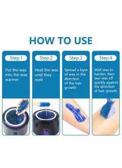 Joyeworld DEPILATORY WAX EUROPEAN FORMULA HARD WAX BEANS Hair Removal Wax without strig FOR PROFESSIONAL USE ONLY  - Image 4