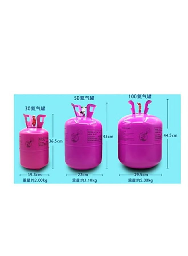 Helium Tank Baloon And Ribbon