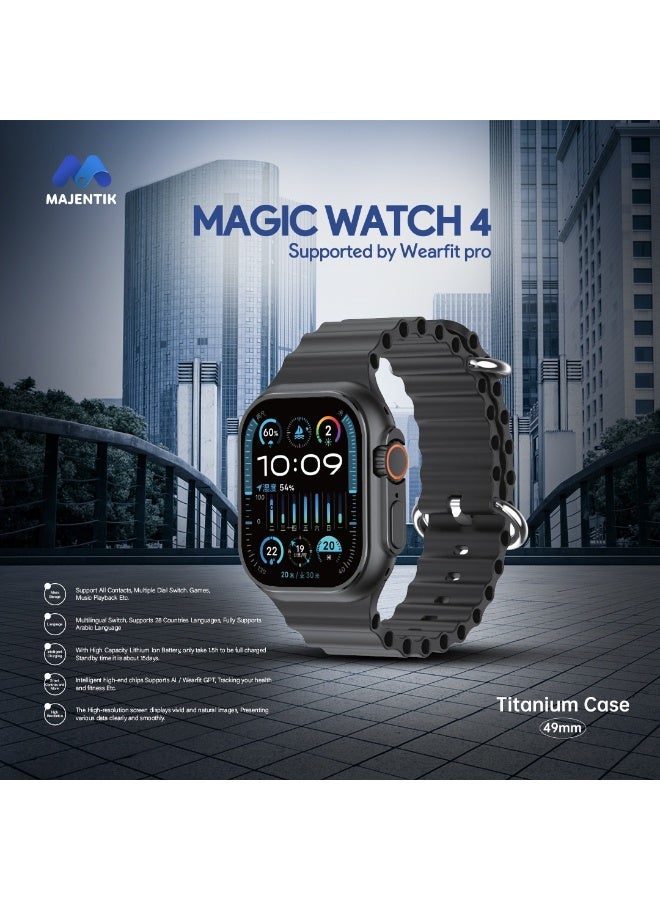 majentik MagicWatch 4 Smartwatch – High-Resolution Display, 15-Day Battery Life, Health and Fitness Tracking - Image 4