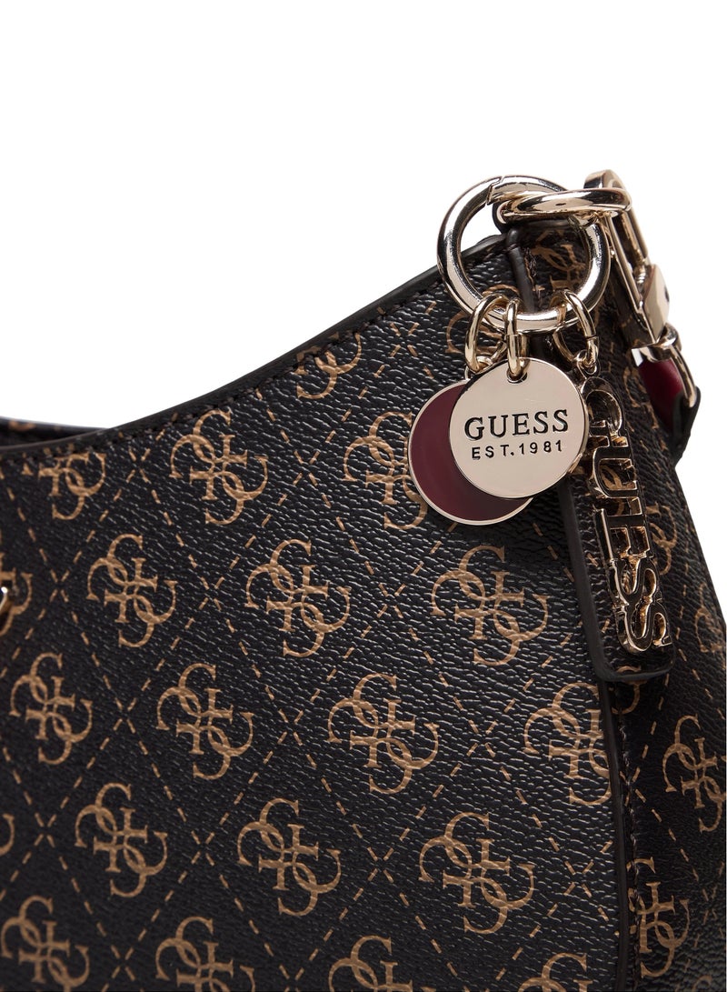 Guess Noelle Top Zip Shoulder Bag - Image 4
