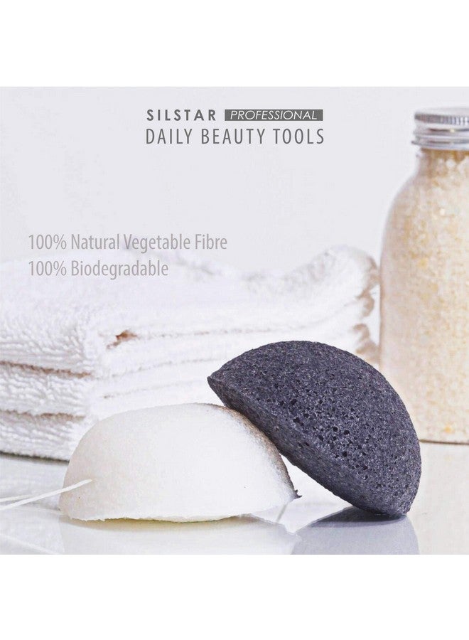 SILSTAR PROFESSIONAL KONJAC Sponge Facial Sponge Bath Sponge Amazing Cleansing for Dry OR Mature Skin - Chamomile Yellow - Image 5