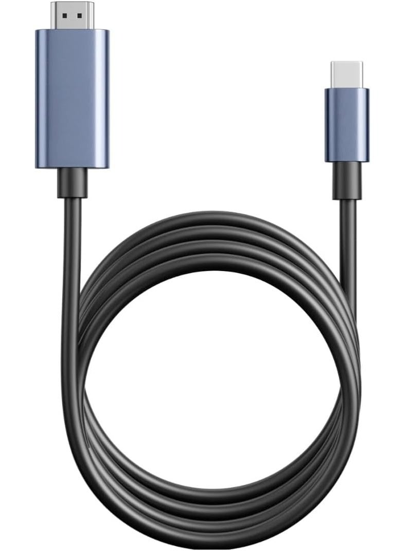 USB-C to HDMI Cable – 2m / 6.6ft, 4K 60Hz HDR Support with Audio Sync - Image 3