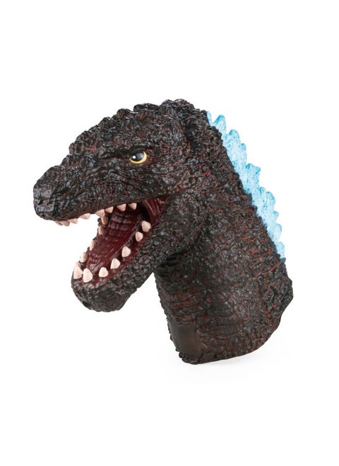Hand Puppet Head Toy Simulation Dinosaur Animal Children's Gloves Induction Sound Interactive Toy Model Toy-Color:Godzilla Sea Beast [bag + Elevator Card]