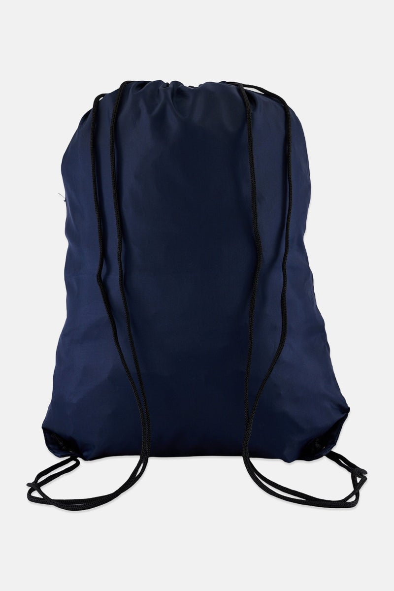 Ellesse Men Brand Logo Drawstring Backpack, Navy - Image 3