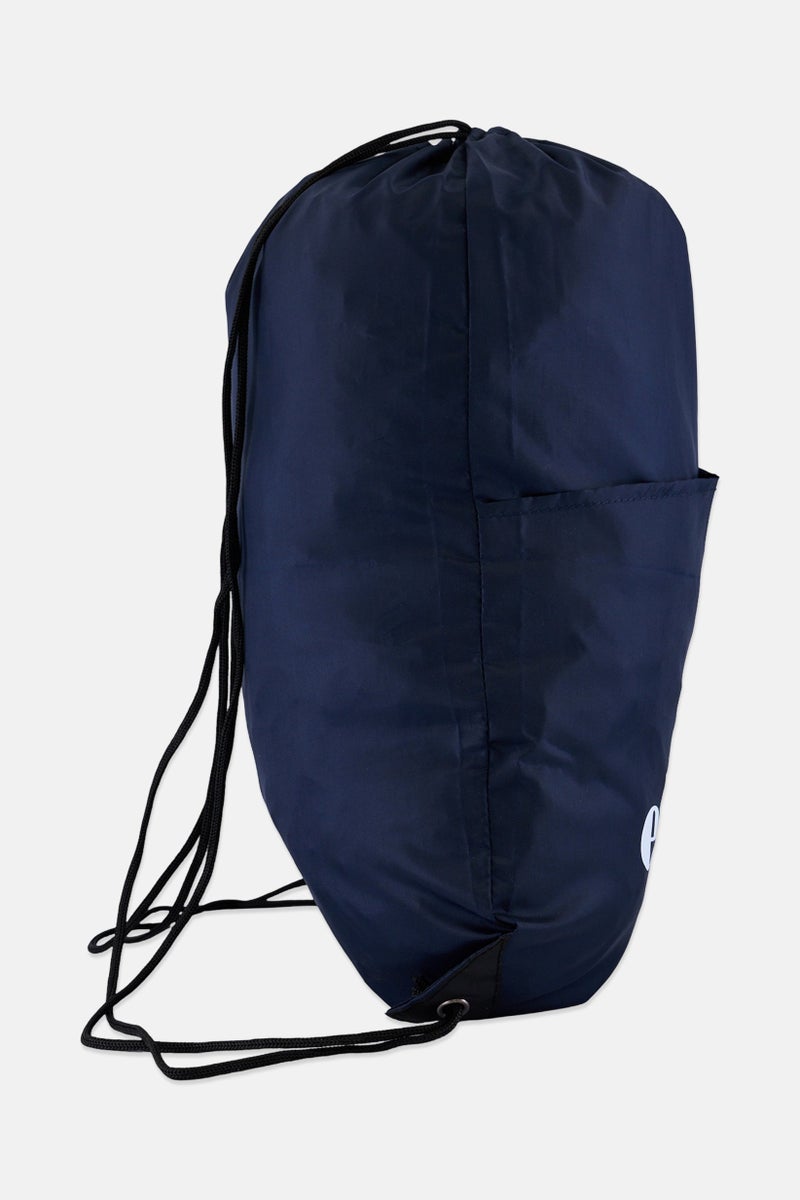 Ellesse Men Brand Logo Drawstring Backpack, Navy - Image 2