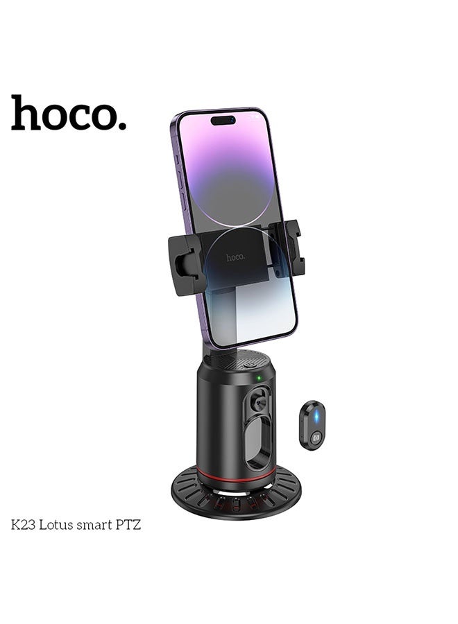هوكو. K23 Lotus Smart 360 Degrees Auto Face Tracking باللون الأسود  - Image 3