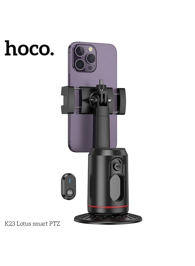 هوكو. K23 Lotus Smart 360 Degrees Auto Face Tracking باللون الأسود  - Image 5