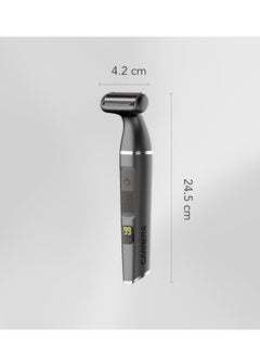 CARRERA Flex Razor No 410 - Stainless Steel Blade, Portable, IPX7 Water-Resistant, Wet & Dry, USB Charging, LED Display, Multi-Attachment Grooming Kit - pzsku/Z0C64903EB753E06DE112Z/45/_/1733733957/989f256f-519d-4ab6-b280-2e58183500b3