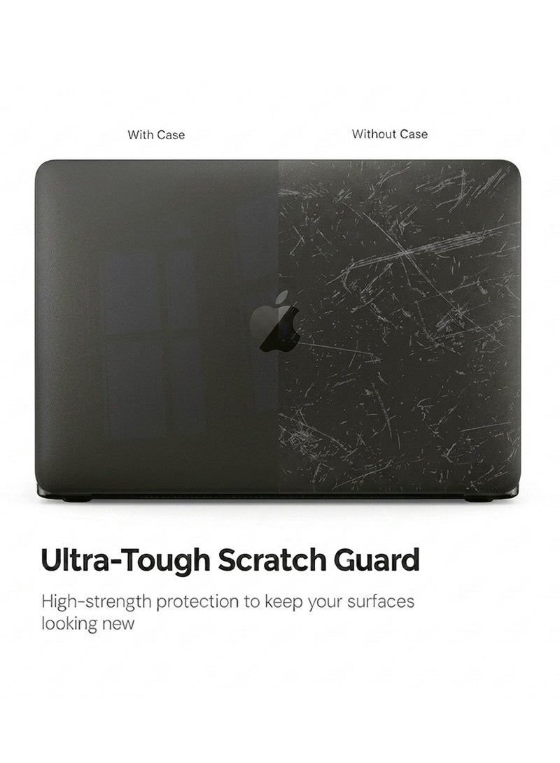أو أوزون Matte Hard Shell Case Compatible with MacBook Neo 13 Inch (2026 Release, Model A3404) with A18 Pro Chip – Ultra-Thin Scratch-Resistant Protective Snap-On Laptop Case, Frosted Matte Finish - Image 3