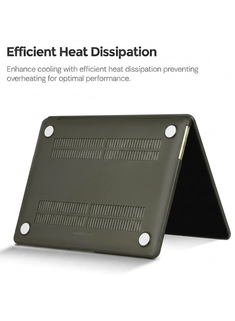 أو أوزون Matte Hard Shell Case Compatible with MacBook Neo 13 Inch (2026 Release, Model A3404) with A18 Pro Chip – Ultra-Thin Scratch-Resistant Protective Snap-On Laptop Case, Frosted Matte Finish - Image 4