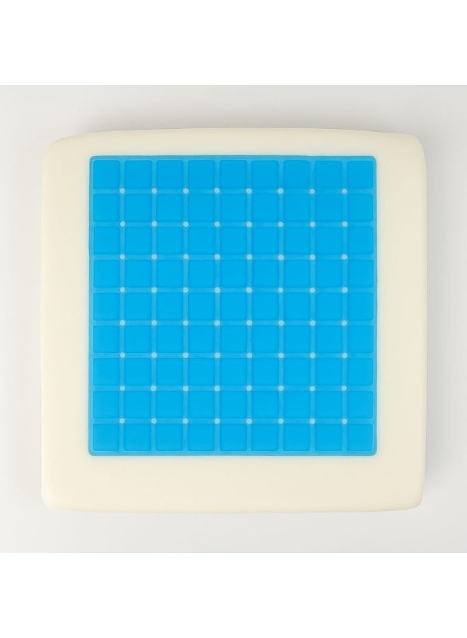 ماكس كمفورت مقعد جل ميموري فوم مربع ,راحة للظهر ودعم للجسم أثناء الجلوس,من ماكس كومفرت,كحلي ,كبير,42*42 - Image 2