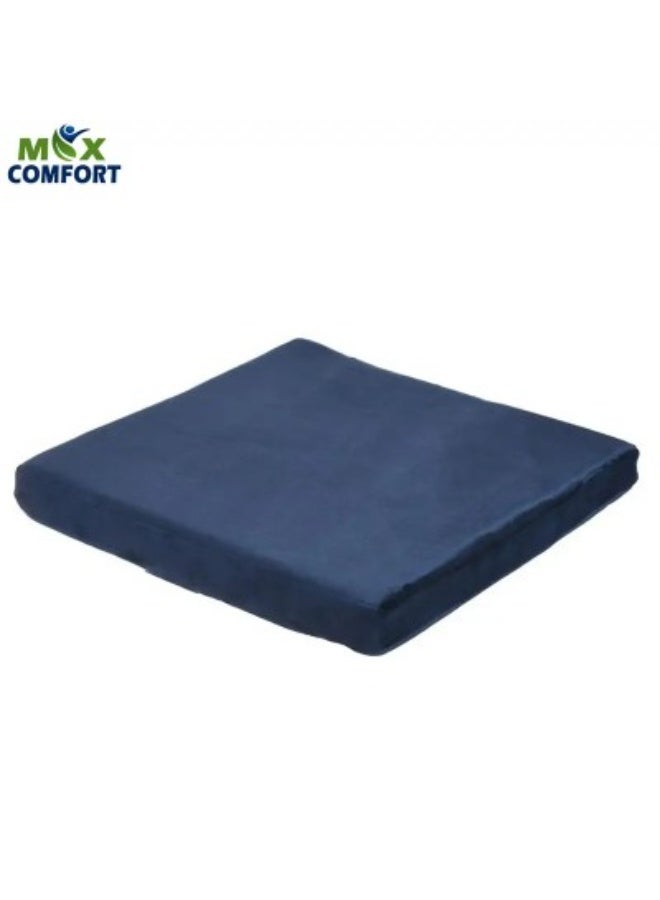 ماكس كمفورت مقعد جل ميموري فوم مربع ,راحة للظهر ودعم للجسم أثناء الجلوس,من ماكس كومفرت,كحلي ,كبير,42*42 - Image 4