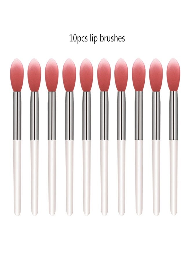 LORMAY 10 Pcs Silicone Lip Mask Brushes. Applicators for Lipsticks, Lip Gloss, Lip Balm and Other Cream Makeup Products (2.4 inches / 6.0cm) - Image 2