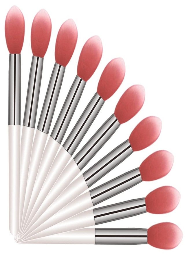 LORMAY 10 Pcs Silicone Lip Mask Brushes. Applicators for Lipsticks, Lip Gloss, Lip Balm and Other Cream Makeup Products (2.4 inches / 6.0cm) - Image 1