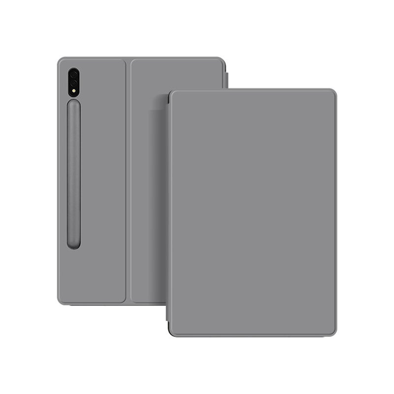 غلاف جهاز لوحي مُقلّب مزدوج الجانب مغناطيسي من الجلد لأجهزة الكمبيوتر من طراز Tab S9 Ultra 14.6 بوصة لعام 2023 (SM-X910/X916/X918)، غلاف حماية لجهاز لوحي من الجلد رفيع جدًا بتصميم ثلاثي الطيات ومقام يحتوي على وظيفة الاستيقاظ والتجفيف التلقائي وحامل القلم - Image 2
