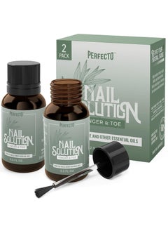 Perfecto Toenail Treatment with Tea Tree Oil  Fingernail and Toe Nail Treatment Extra Strength  Nail Repair Foot Nail Treatment  Renews Foot Yellow  Cracked Nails