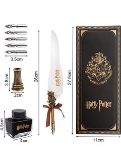 Hediyesahibi Harry Potter Designed Feathered Dip Pen Set  - Image 3