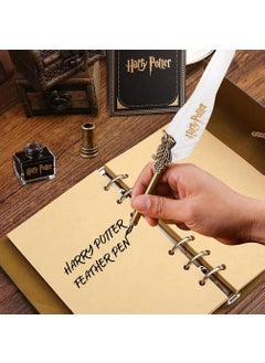 Hediyesahibi Harry Potter Designed Feathered Dip Pen Set  - Image 4