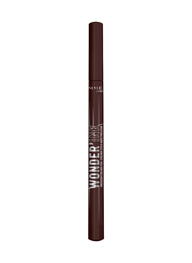 RIMMEL LONDON Wonder'Ink Precision Eyeliner Pen - 002 - Spiced Chestnut, 1ml  - Image 2