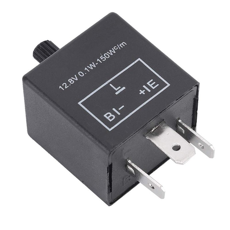 مؤقت إشارة إلكتروني قابل للتعديل بـ 3 دبابيس للدراجات النارية وسيارات إشارات الانعطاف LED - Image 2