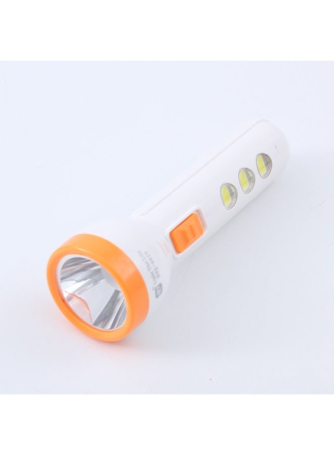 LED Lithium Battery Mini Flashlight Hand-held Rechargeable Flashlight Outdoor Camping Lighting Portable Strong Light USB Flashlight 