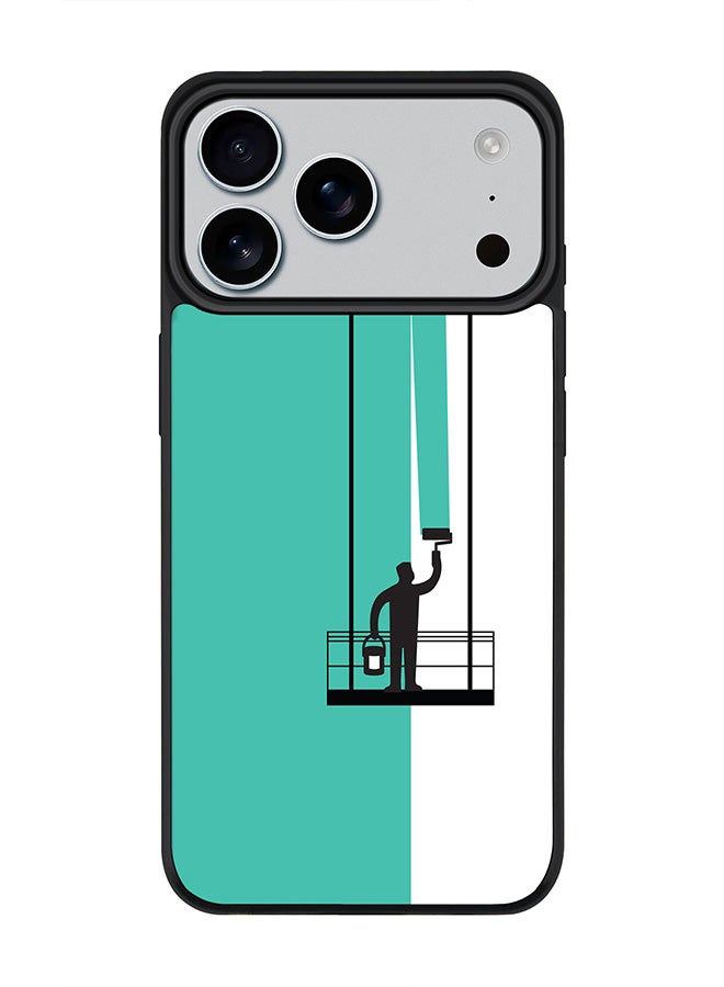 Stylizedd iPhone 17 Pro Max Case, [Compatible with MagSafe] Slim Magnetic cover Phone Case iPhone 17 Pro Max -Paint Hanger (Green) - Image 1