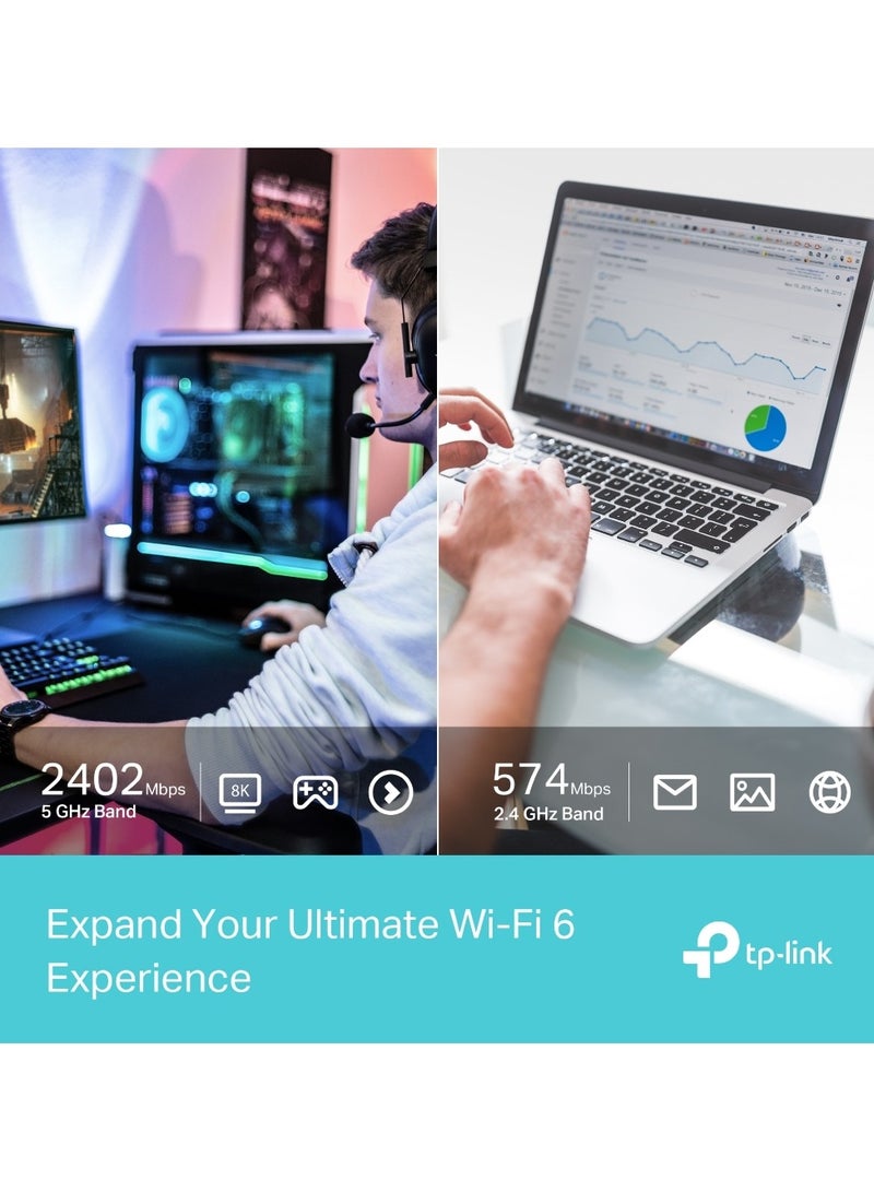 تي بي لينك محول ترقية Archer TX50UH Ultra-Fast WiFi 6 الجديد كليًا، محول USB لاسلكي عالي الكسب AX3000 - Image 5