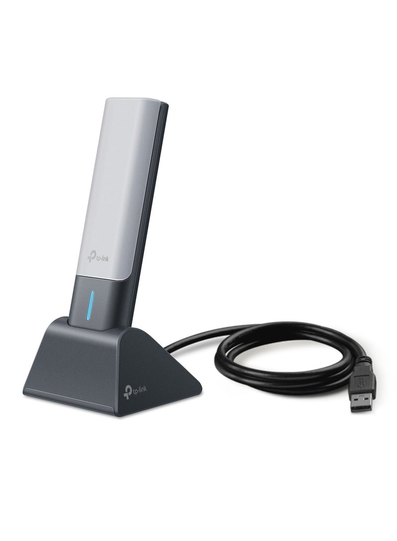 تي بي لينك محول ترقية Archer TX50UH Ultra-Fast WiFi 6 الجديد كليًا، محول USB لاسلكي عالي الكسب AX3000 - Image 2