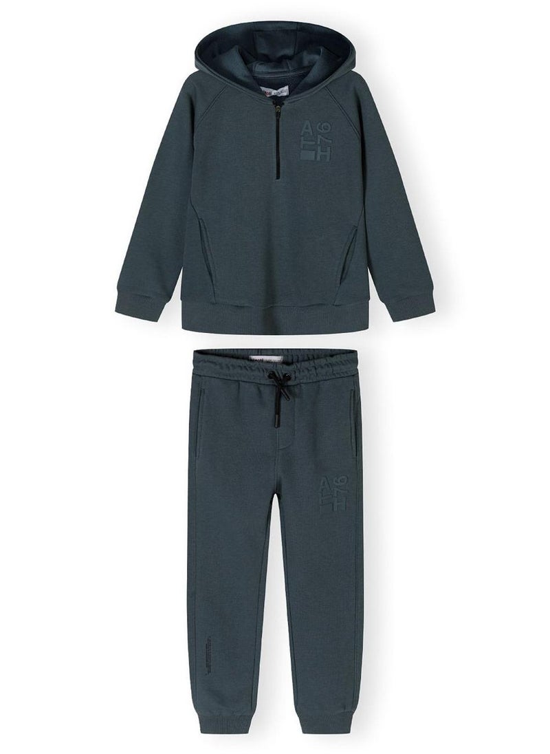 MINOTI Kids Boys Hoodie and Jogger Set - Image 2