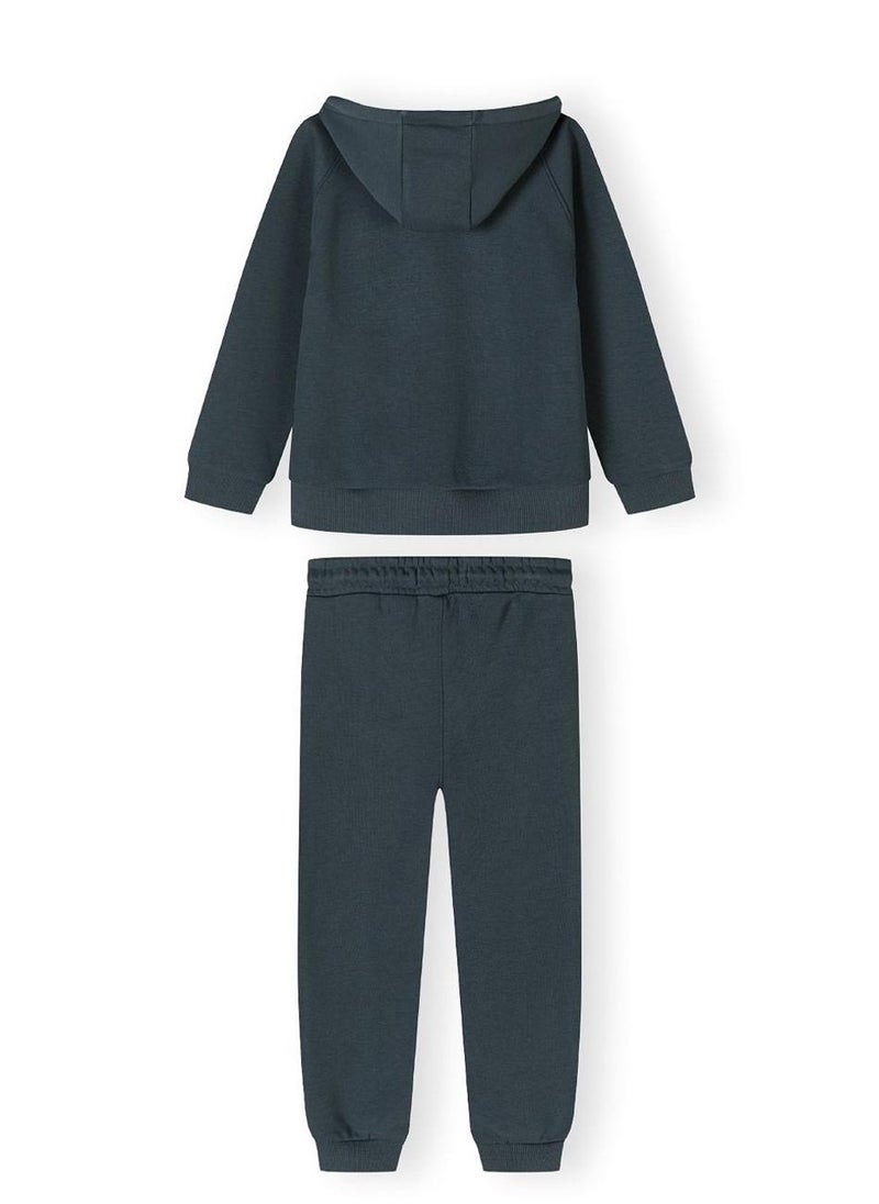 MINOTI Kids Boys Hoodie and Jogger Set - Image 3