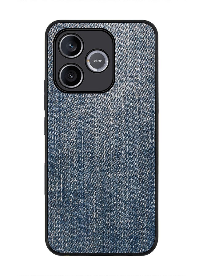 Stylizedd For Honor 600 Lite / 500 Smart / Honor X80i Case,Slim fit Camera Protection, Shockproof Thin Phone cover  - Dark Denim Print - Image 1