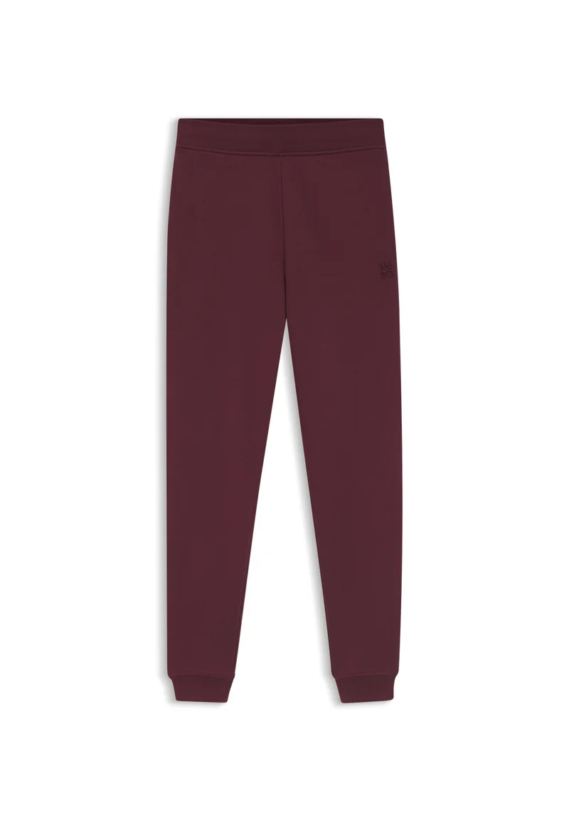 HUGO  Cotton-terry tracksuit bottoms with stacked logo for Women | Best Price UAE