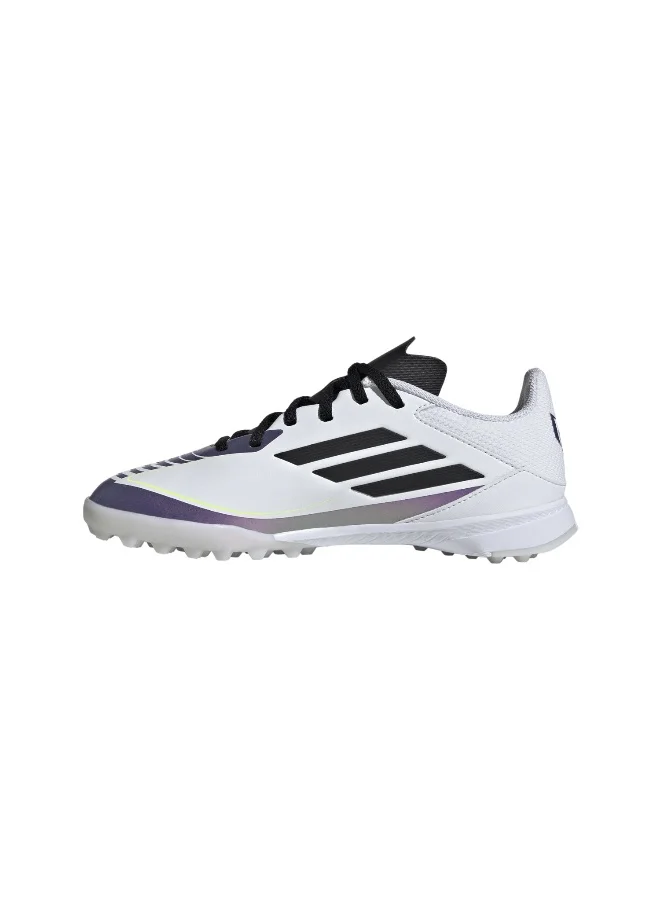 adidas أحذية كرة قدم F50 ليج TF J ميسي أبيض