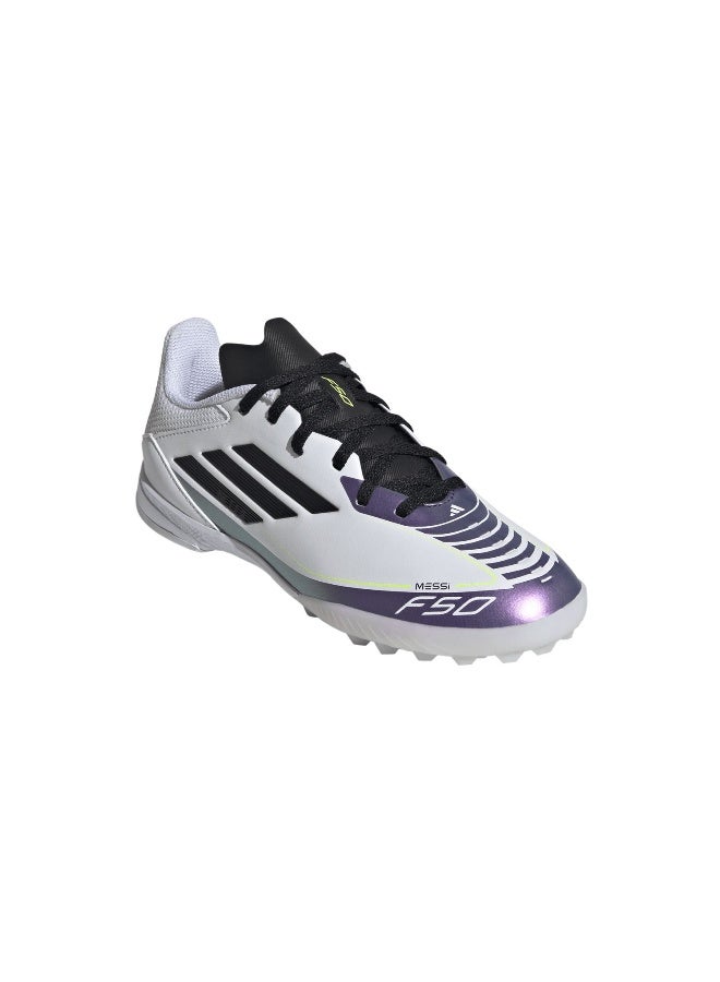Adidas F50 League Tf J Messi White Football Shoes 10K  - Image 5