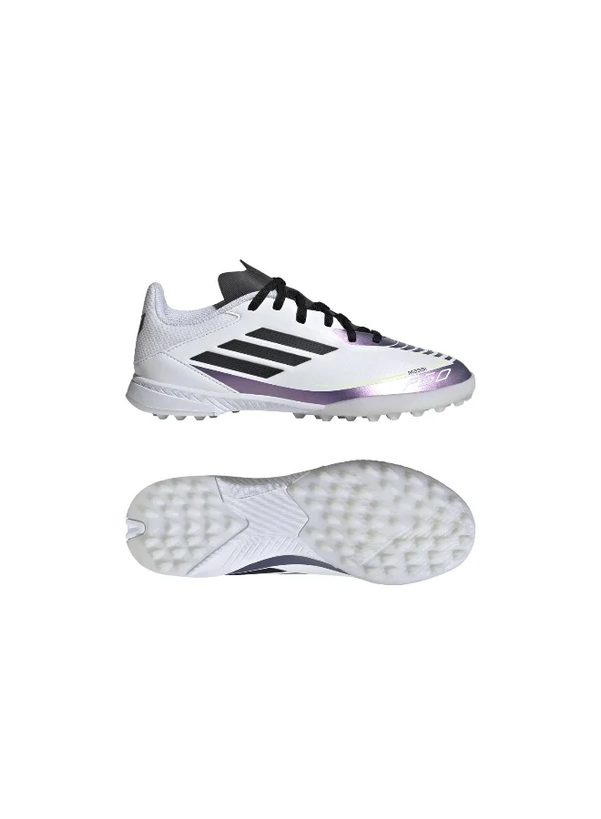 adidas أحذية كرة قدم F50 ليج TF J ميسي أبيض
