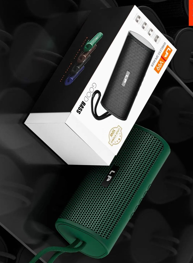 **LP-V99 Portable Wireless Bluetooth Speaker, 10W Output, Rechargeable Battery, Bluetooth 5.4 - Image 3