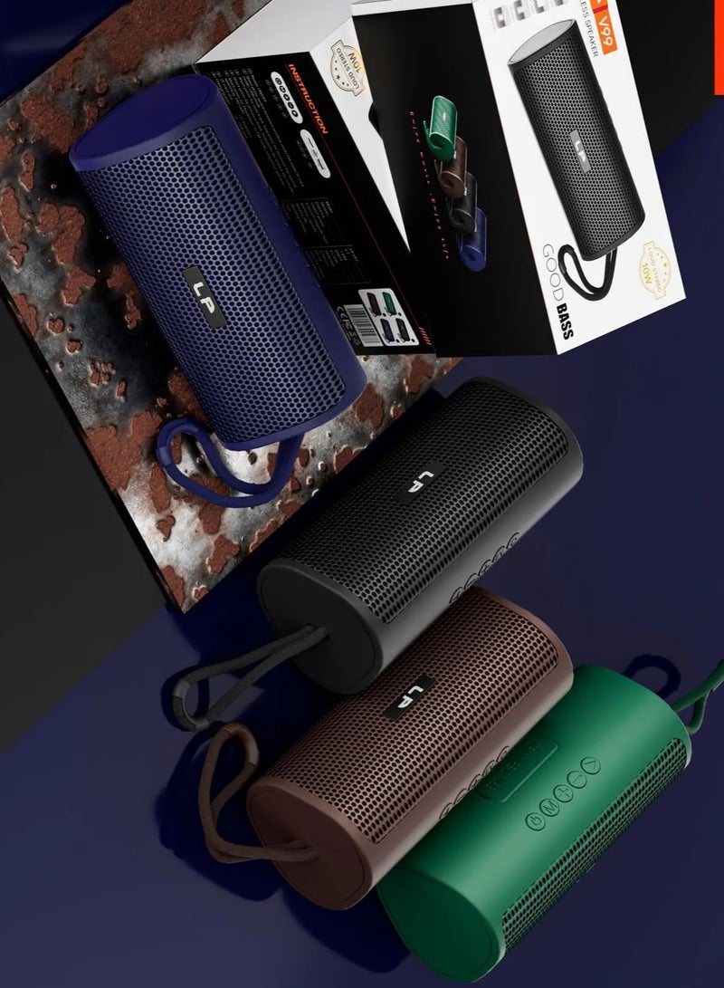 **LP-V99 Portable Wireless Bluetooth Speaker, 10W Output, Rechargeable Battery, Bluetooth 5.4 - Image 4