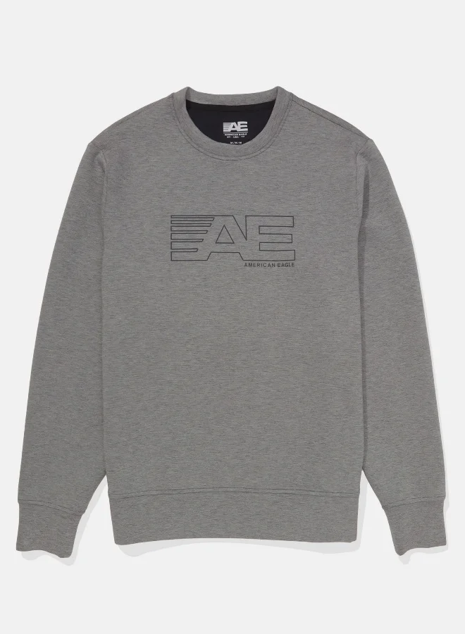 امريكان ايجل AE 24/7 Good Vibes Crew Neck Sweatshirt