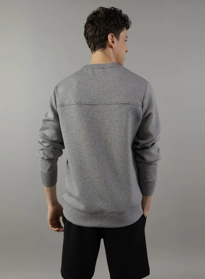 امريكان ايجل AE 24/7 Good Vibes Crew Neck Sweatshirt