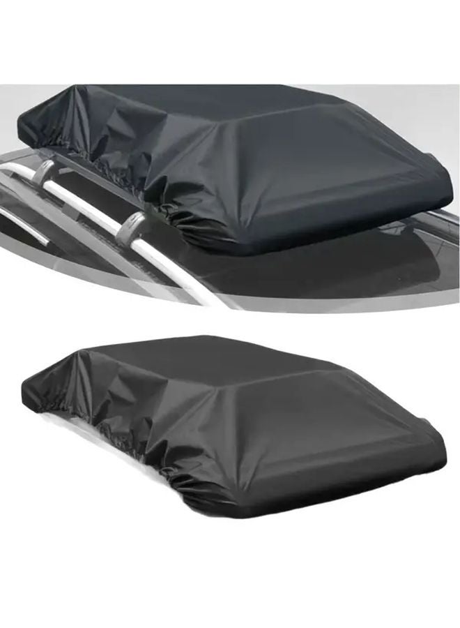 Universal M Size Car Roof Rack Cover 210D Silvery Coated Waterproof - Image 4