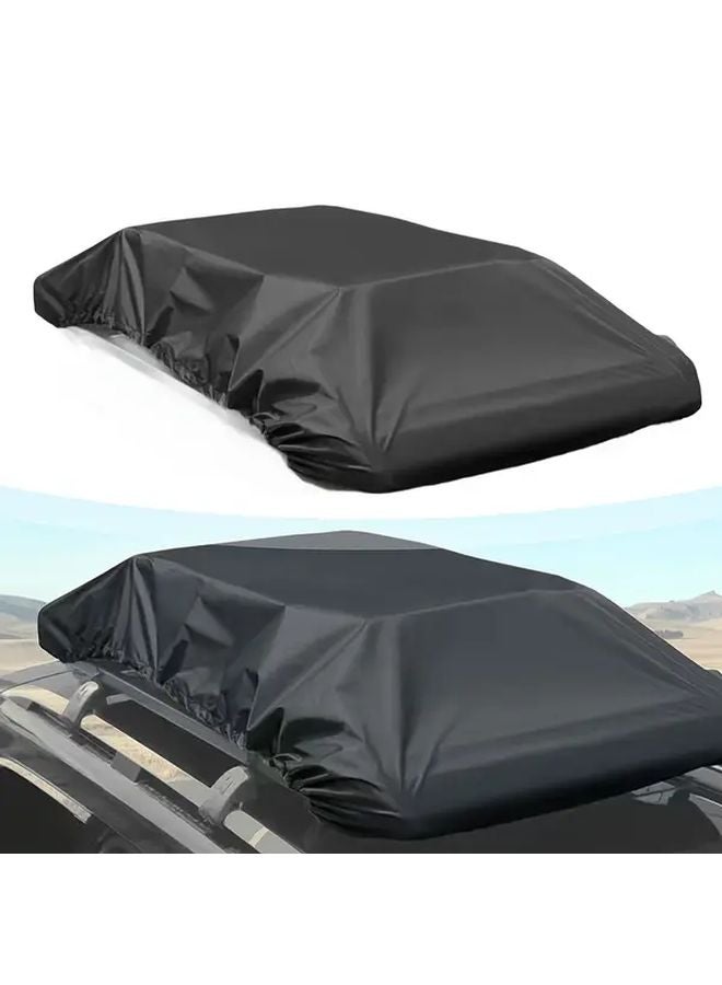 Universal M Size Car Roof Rack Cover 210D Silvery Coated Waterproof - Image 5