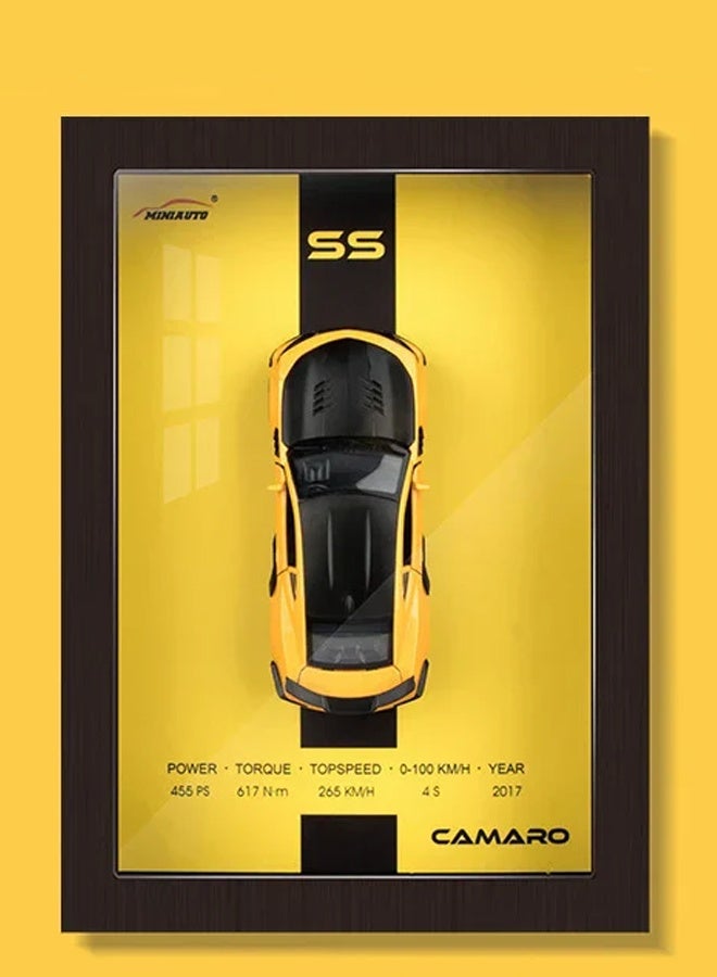 LITTLE ROCKZ Miniauto Diecast Car Frame Version Alloy Metal Sports Car Model Simulation 3D Racing Car Hanging Collection Decorative Kids Gifts - Image 1