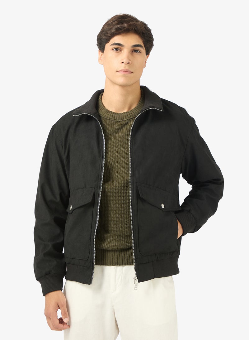 جاك اند جونز جاكيت بومبر أساسي - Image 1