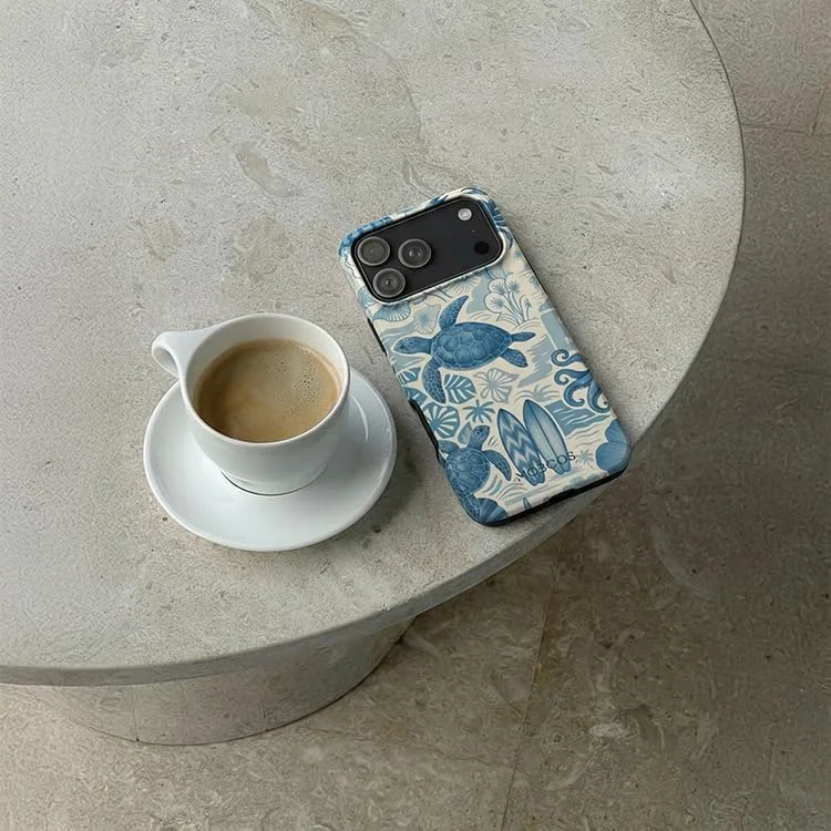 Mobcos Mobcos iPhone 17 Pro Ocean Blueprint Mobcos iPhone 17 Pro Ocean Blueprint Premium Case Compatible with Hybrid Dual-Layer Hard Shell + Silicone Protection - Scratch-Resistant Shockproof Mobile Cover  | Best Price UAE
